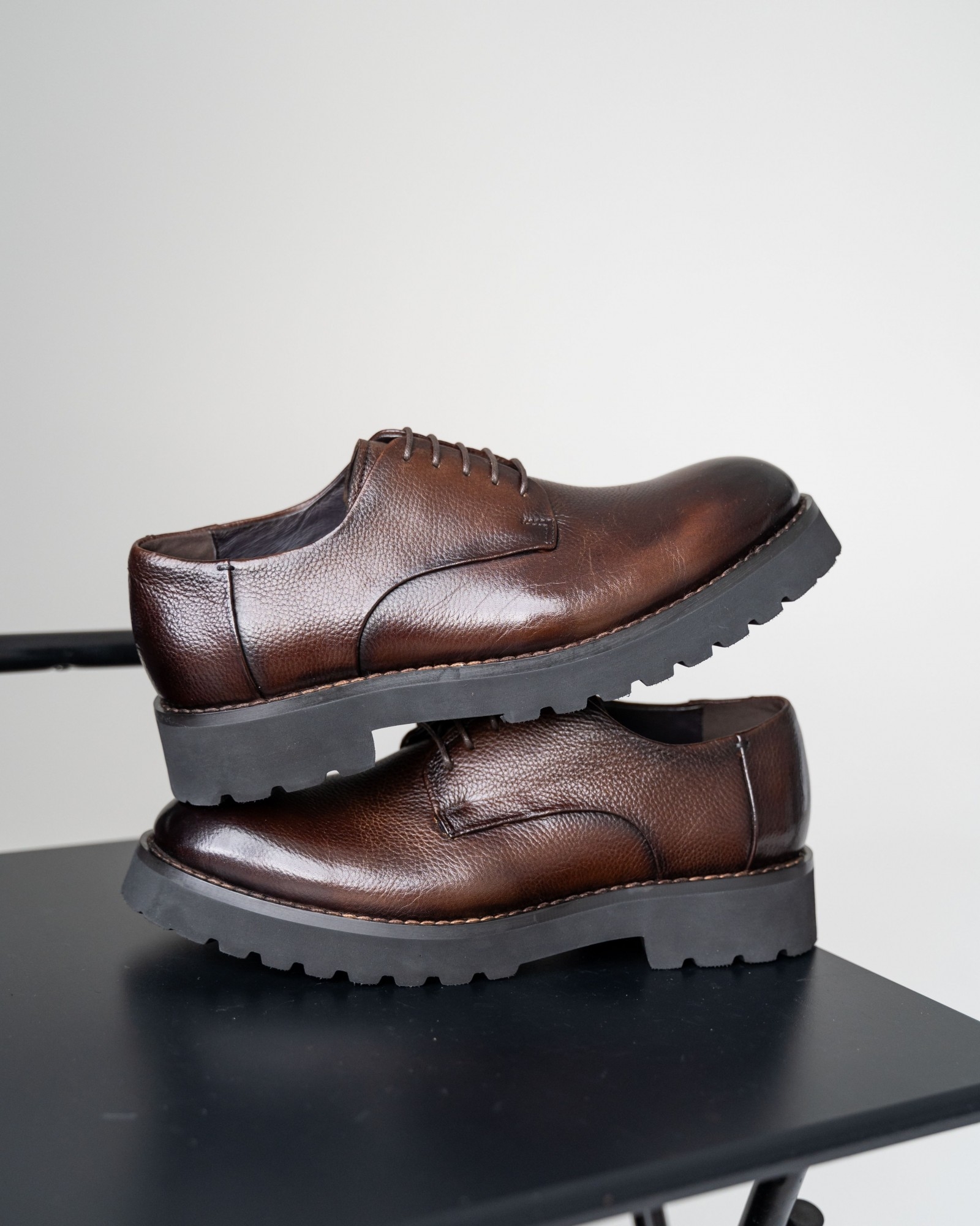 Коричневые дерби Ventura (101)