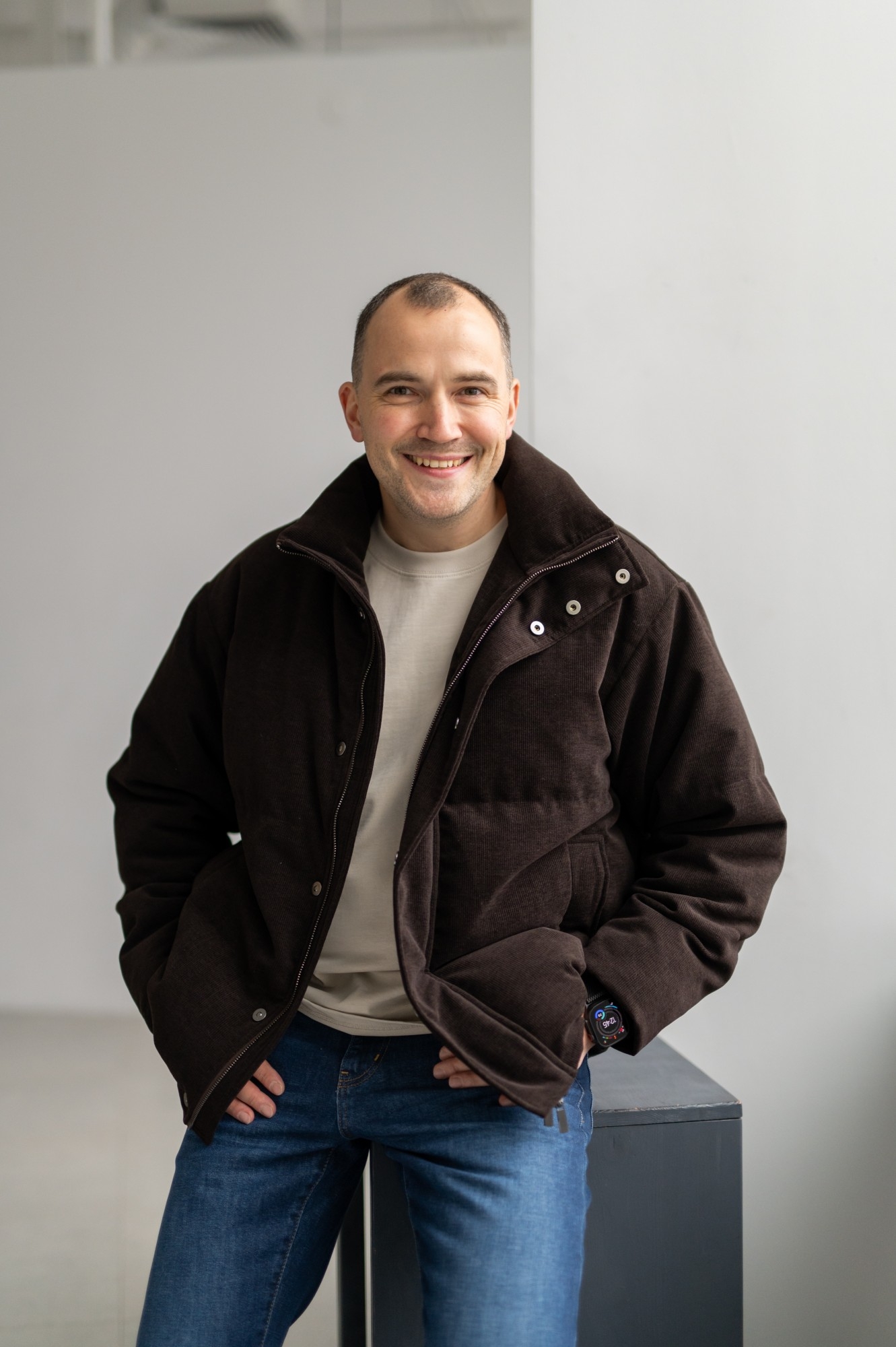 Пуховик коричневый СMT (U13) 